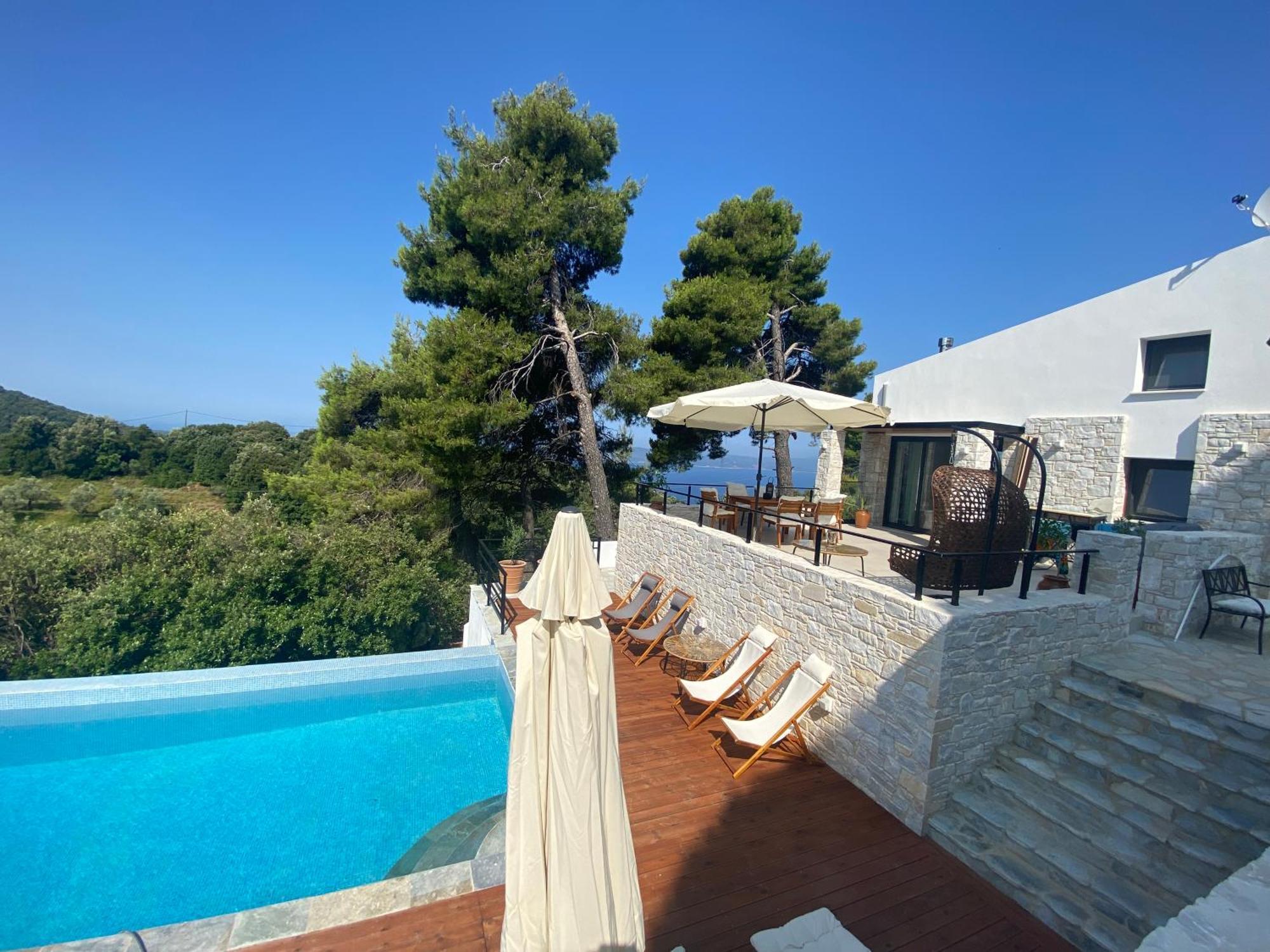 Allure Luxury Villas 3&4 Serenity Retreat Moni Evaggelistrias Esterno foto