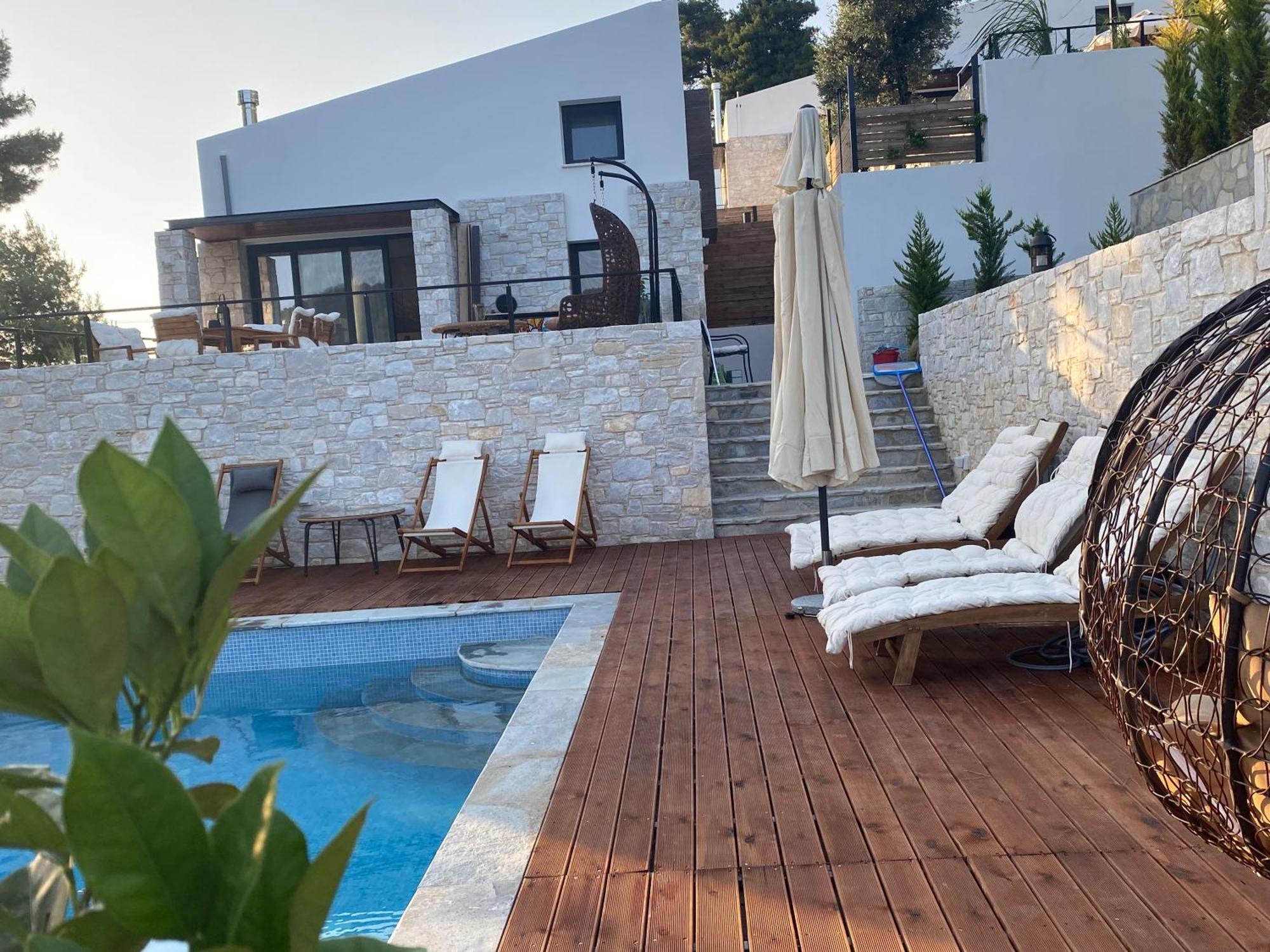 Allure Luxury Villas 3&4 Serenity Retreat Moni Evaggelistrias Esterno foto
