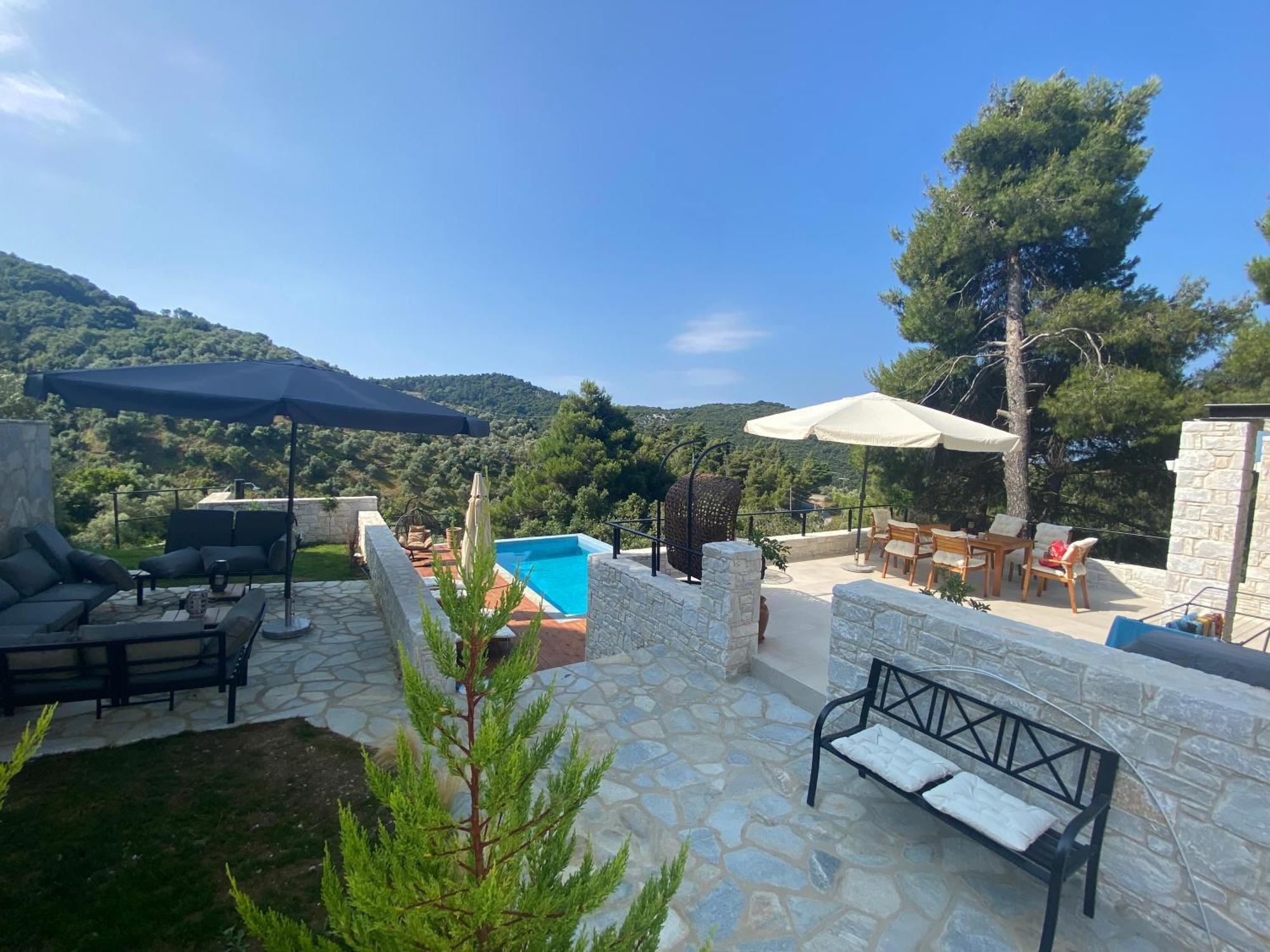 Allure Luxury Villas 3&4 Serenity Retreat Moni Evaggelistrias Esterno foto