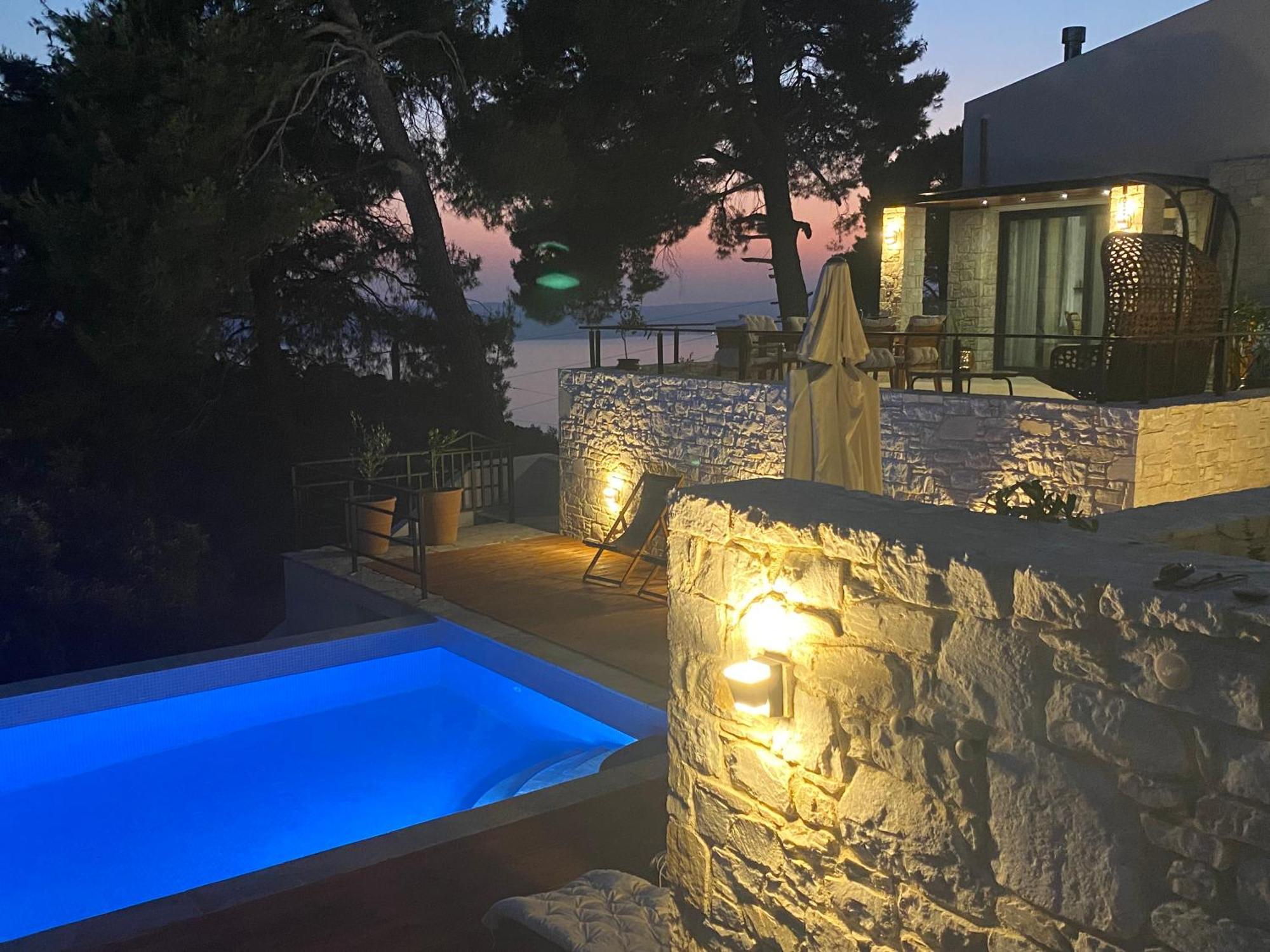 Allure Luxury Villas 3&4 Serenity Retreat Moni Evaggelistrias Esterno foto
